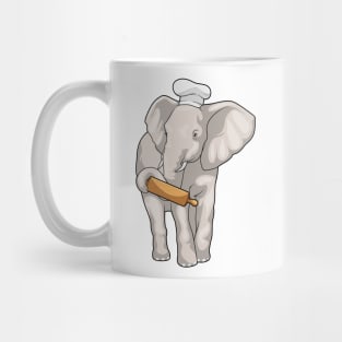 Elephant Baker Rolling pin Mug